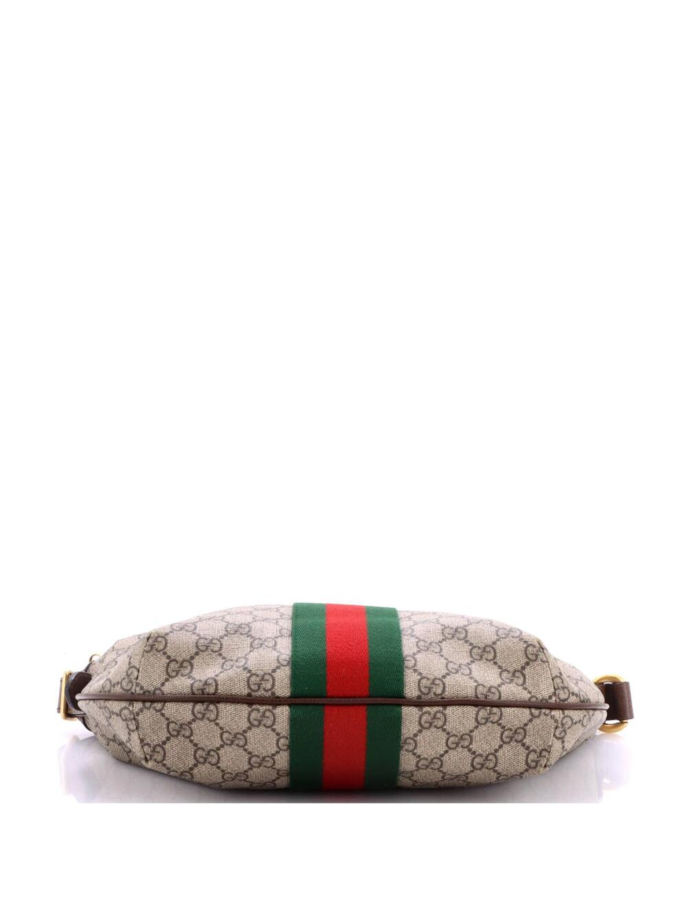 Gucci Ophidia Half Moon Hobo Gg Coated #356695G12B - Picture 4 of 7
